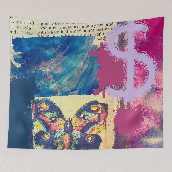Item preview, ANCIENT BUTTERFLY METAL PRINT designed and sold by Swooncake Press.