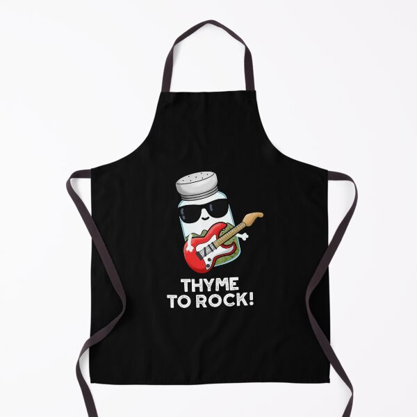 Item preview, Thyme To Rock Funny Herb Puns (Dark BG) designed and sold by punnybone.