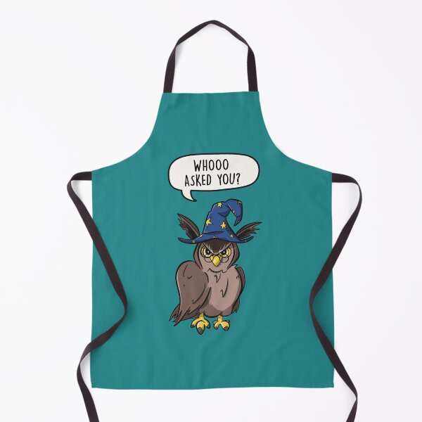 Item preview, Whooo Asked You? - Wizard Owl Pun designed and sold by LEFDDesigns.