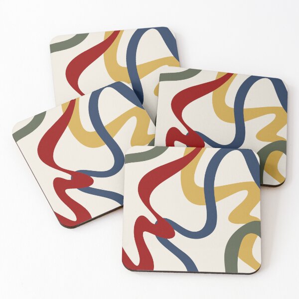Item preview, Abstract Lines: Red, Green, Blue, Yellow designed and sold by rockchicksuprem.