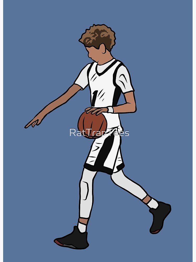 Lamelo Ball White Jersey Metal Print for Sale by sydg32