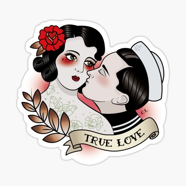 L'amour vrai Sticker