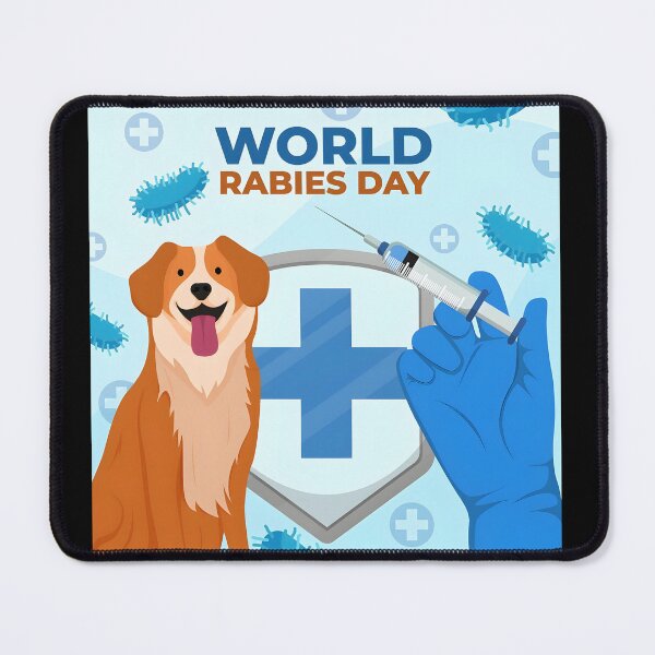 Item preview, " World Rabies Day Concept " designed and sold by KatrinHess.