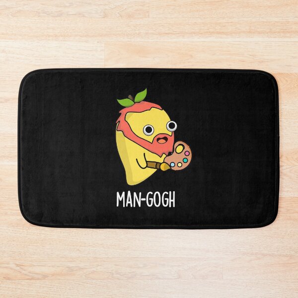 Item preview, Man-gogh Funny Artist Mango Puns (Dark BG) designed and sold by punnybone.