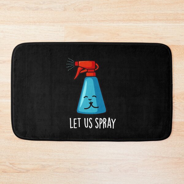 Item preview, Let Us Spray Funny Praying Spray Bottle Puns (Dark BG) designed and sold by punnybone.