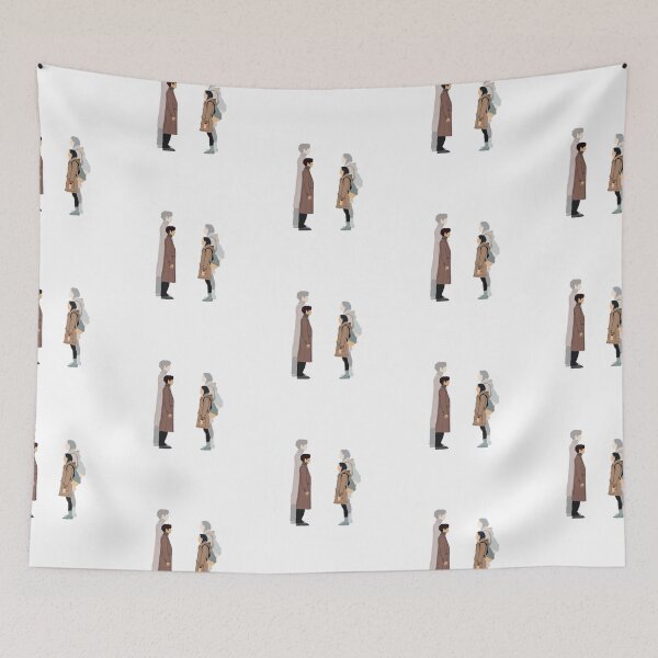 Item preview, The Lonely and Great God brown love  shadow background designed and sold by paintingtour.
