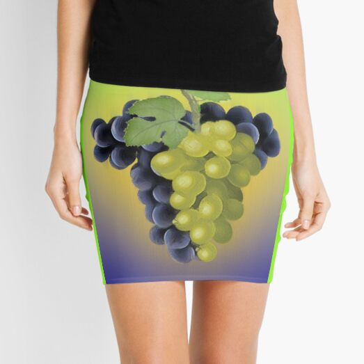 Grapes / The Fruit Shop Mini Skirt