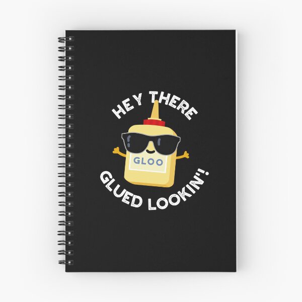 Item preview, Hey There Glued Lookin Funny Glue Puns (Dark BG) designed and sold by punnybone.