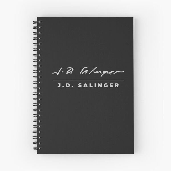 Aperçu de l'œuvre T-shirt signature J.D. Salinger créée et vendue par CMYKStudio.
