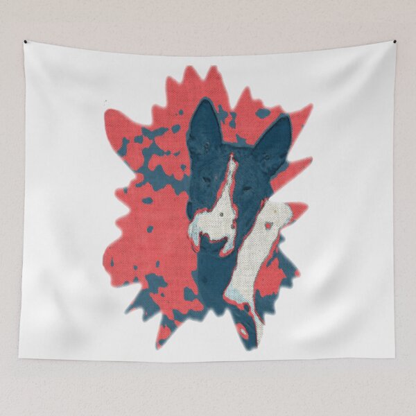 Item preview, Red & Blue Splash - Bull Terrier designed and sold by BulliesRule.
