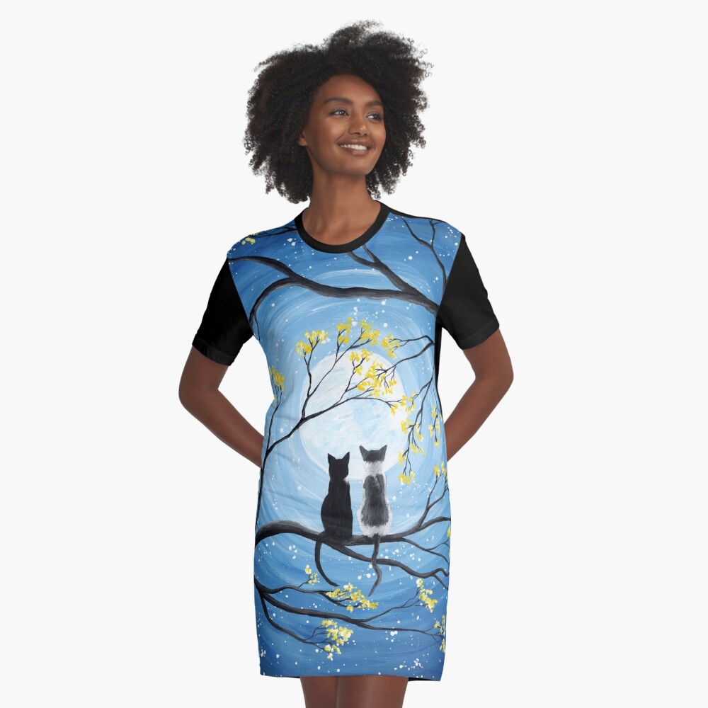 Item preview, Graphic T-Shirt Dress designed and sold by ironydesigns.