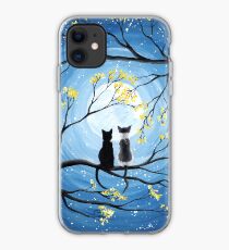 Cats Full Moon iPhone Case