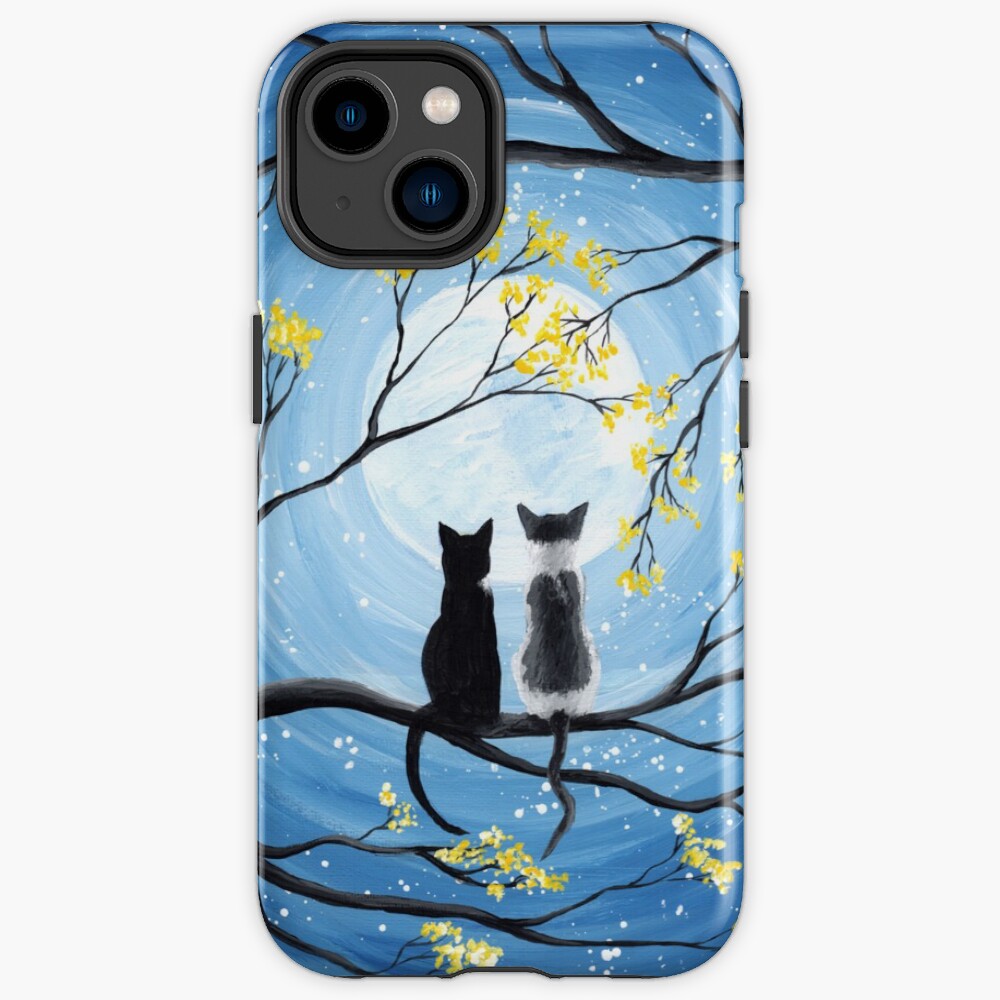Cats Full Moon iPhone Case