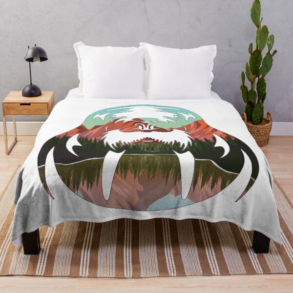 Item preview, Mountain Lake Reflected Walrus designed and sold by damonasplace.
