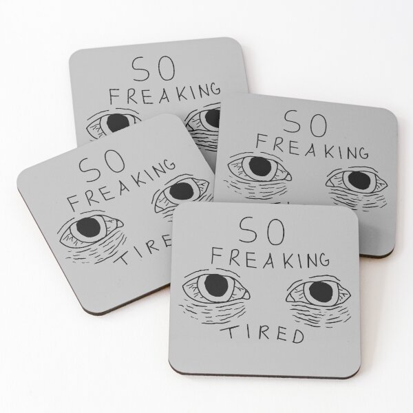 Item preview, So Freaking Tired designed and sold by CatByDesign.