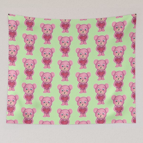 Item preview, Bear with heart designed and sold by lenaliluna.