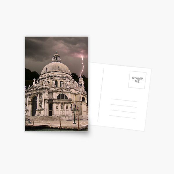 Storm in Venice Postcard