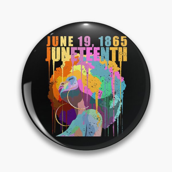 Item preview, June 19 1865 Juneteenth Afro Woman Graffiti Art designed and sold by Earthshaker-art.