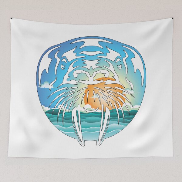 Item preview, Sunrise Over The Water Walrus designed and sold by damonasplace.
