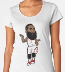 James Harden Cartoon Style Women's Premium T-Shirt