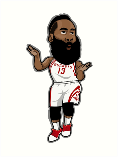 James Harden Cartoon Wallpaper Hd