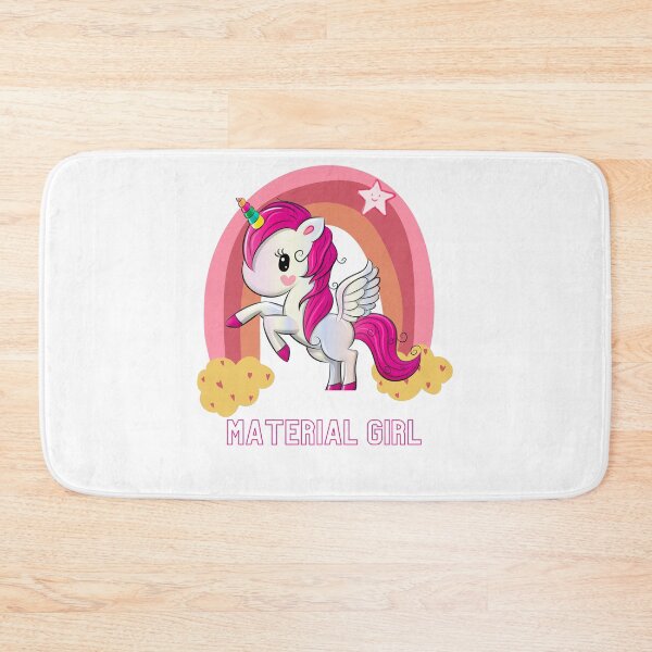 Aperçu de l'œuvre Licorne aux cheveux roses Material Girl - Licorne mignonne créée et vendue par kamlynash.