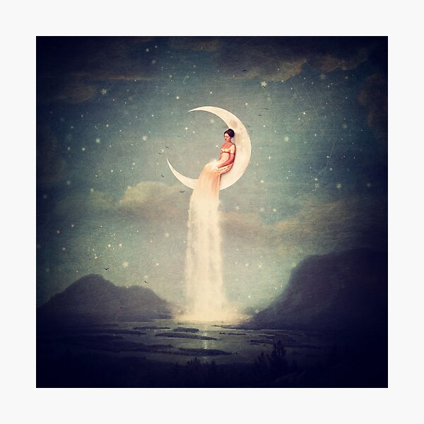 Item preview, Moon River Lady designed and sold by Paula Belle Flores.