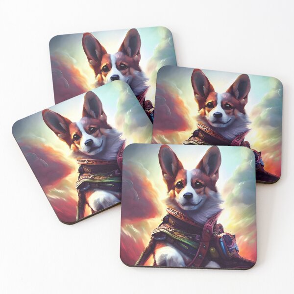 Item preview, AI Generated Art, War Corgi designed and sold by RabbitHoleMI.
