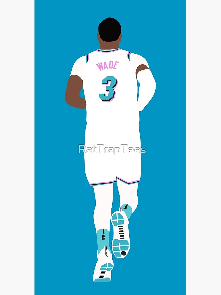 Dwyane Wade Miami Vice Neon Essential T-Shirt for Sale by RatTrapTees