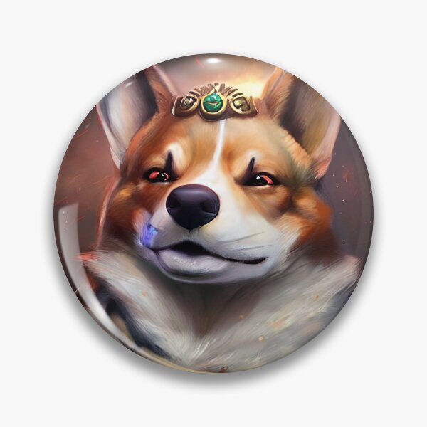 Item preview, AI Generated Art, War Corgi designed and sold by RabbitHoleMI.