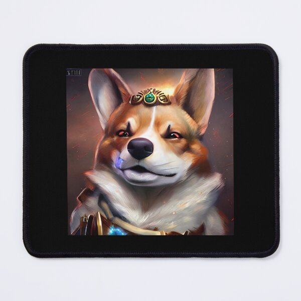 Item preview, AI Generated Art, War Corgi designed and sold by RabbitHoleMI.