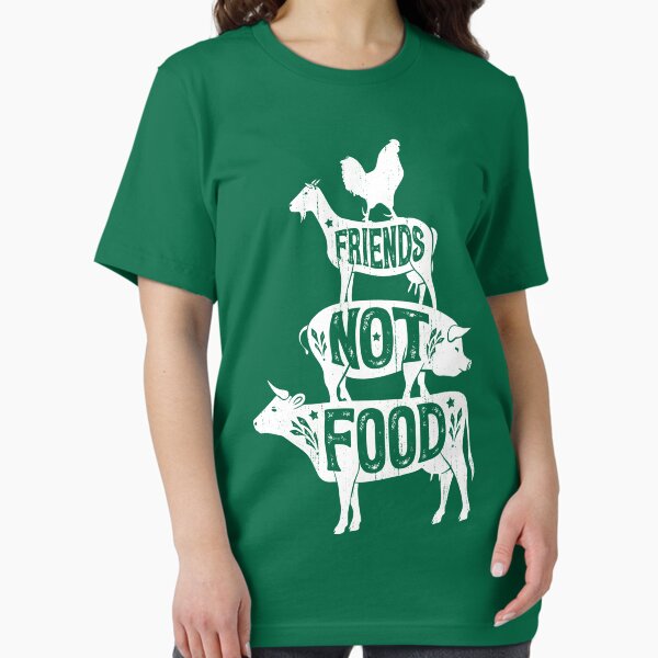 Item preview, Friends Not Food - Vegan Vegetarian Animal Lovers T-Shirt - Vintage Distressed designed and sold by LiqueGifts.