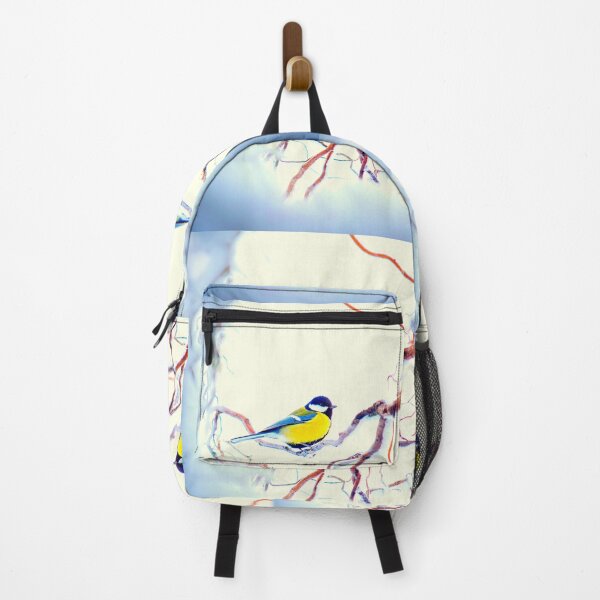 Item preview, Great Tit Bird, Winter, Landscape, Ornithology, Bird Watching, Snow, Frost, Nature designed and sold by Digitalme Designs.
