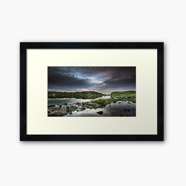 Bernera Sky Framed Art Print