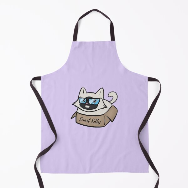 Item preview, Yang White Smart kitty Cat with Glasses in a box letter designed and sold by YinYangKat.