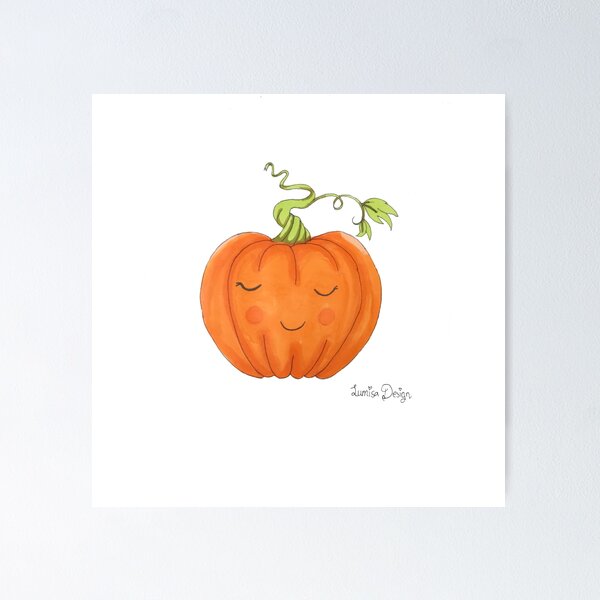 Item preview, Cute Halloween pumpkin  designed and sold by -Lumisa-Design-.