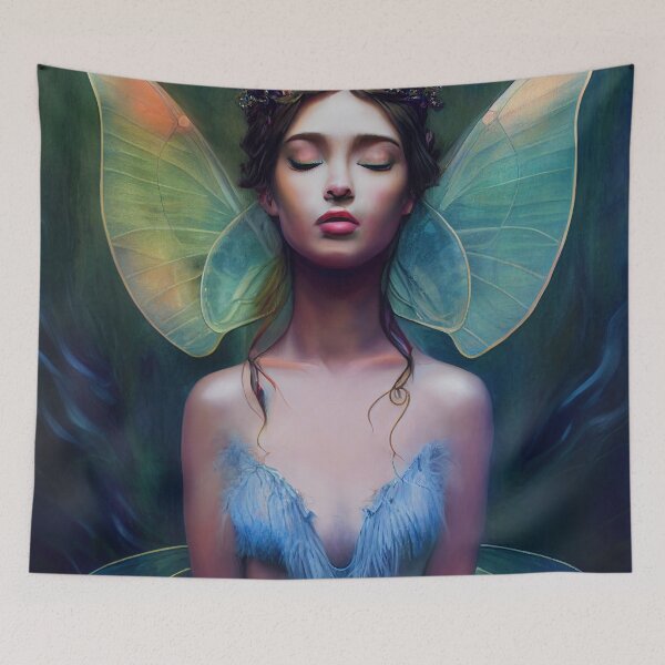 Item preview, Pretty Fairy At Peace designed and sold by fairytailsaiart.