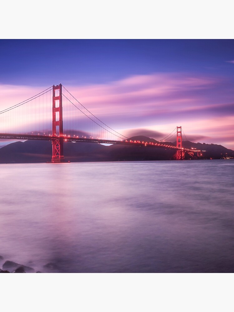 Thumbnail 4 of 4, Pillow, San Francisco Bridge designed and sold by Pilou.