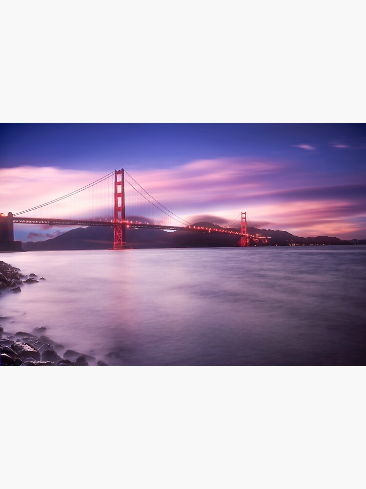 Thumbnail 3 of 3, Poster, San Francisco Bridge designed and sold by Pilou.