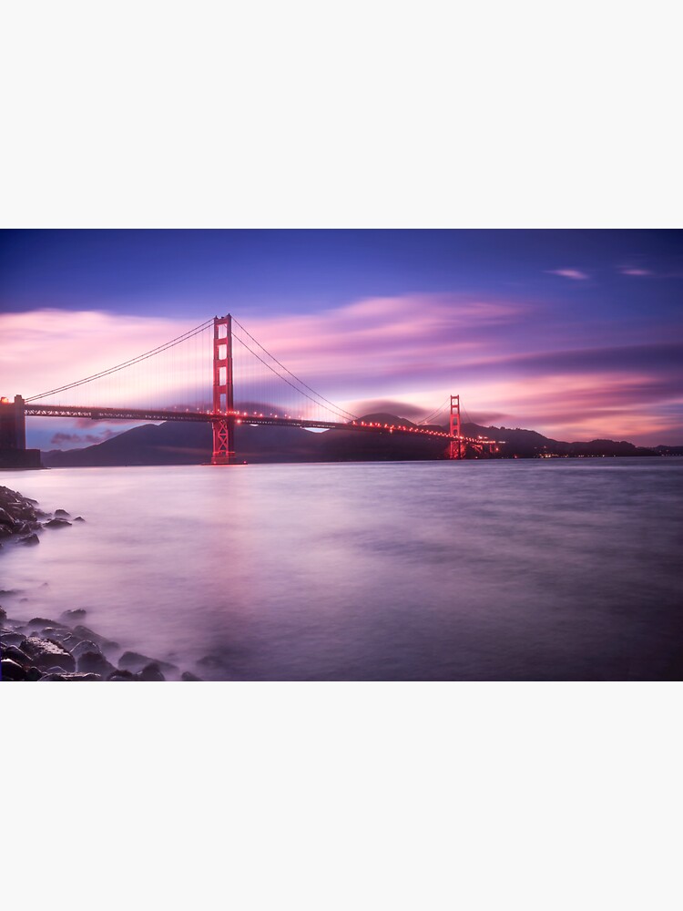 Thumbnail 3 of 3, Magnet, San Francisco Bridge designed and sold by Pilou.