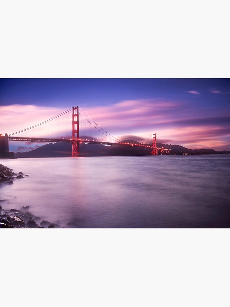Thumbnail 4 of 4, Zipper Pouch, San Francisco Bridge designed and sold by Pilou.
