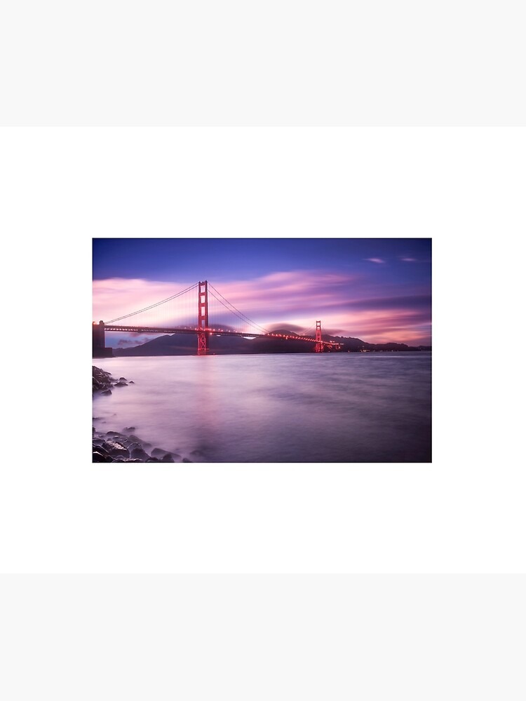 Thumbnail 2 of 2, Duvet Cover, San Francisco Bridge designed and sold by Pilou.