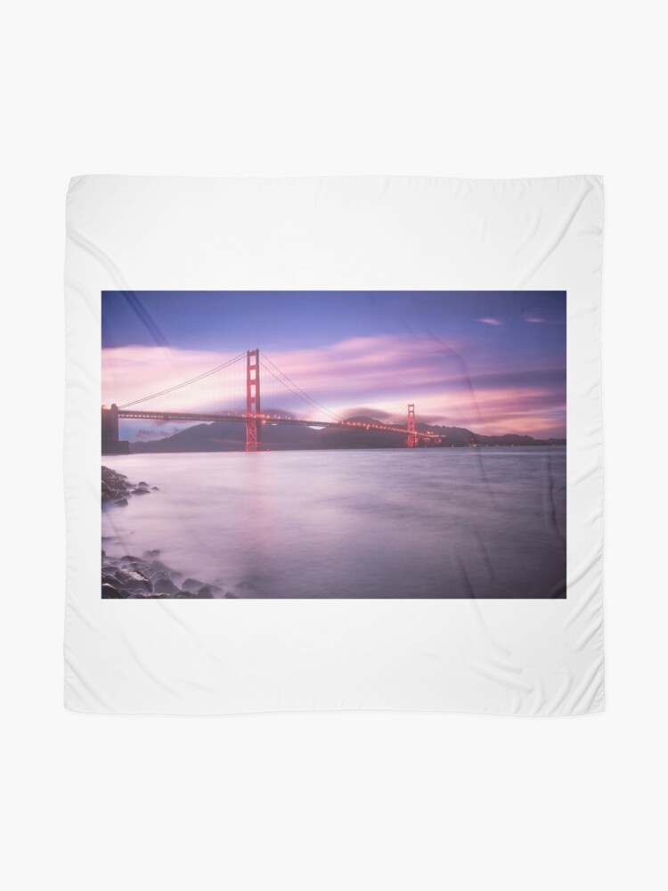 Thumbnail 2 of 3, Scarf, San Francisco Bridge designed and sold by Pilou.