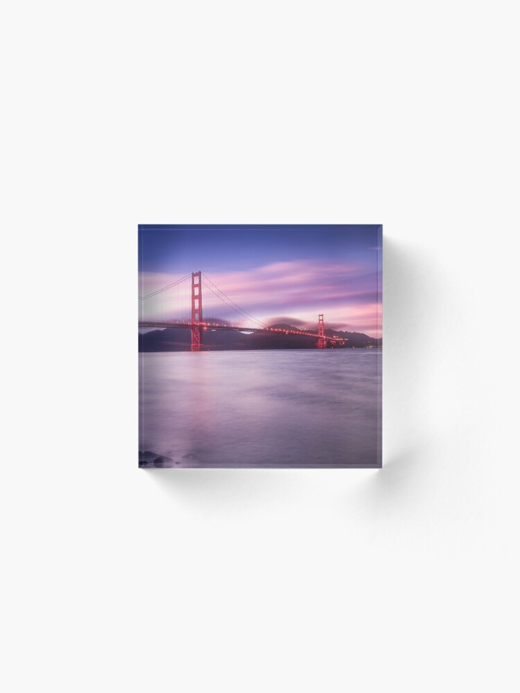 Thumbnail 2 of 5, Acrylic Block, San Francisco Bridge designed and sold by Pilou.