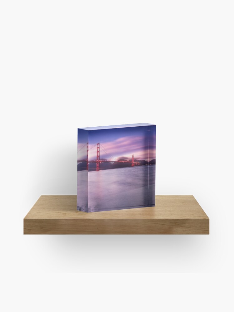 Thumbnail 1 of 5, Acrylic Block, San Francisco Bridge designed and sold by Pilou.