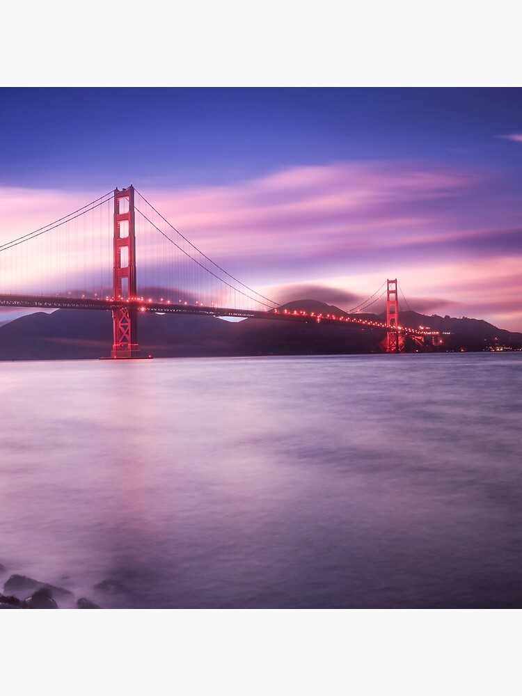 Thumbnail 5 of 5, Acrylic Block, San Francisco Bridge designed and sold by Pilou.