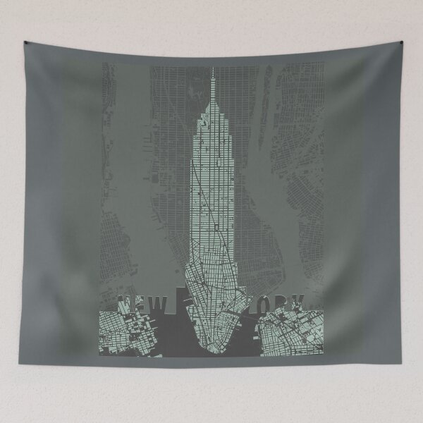 Item preview, Empire State NY skyline designed and sold by PlanosUrbanos.