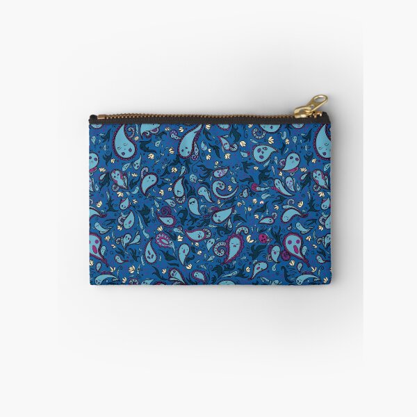 Item preview, Paisley Ghosts in Blueberry designed and sold by rikkuriffic.