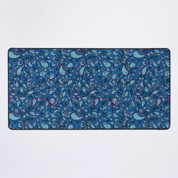 Item preview, Paisley Ghosts in Blueberry designed and sold by rikkuriffic.