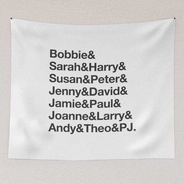 Item preview, Company Broadway Character Names (Black) designed and sold by sweetlaughowl.